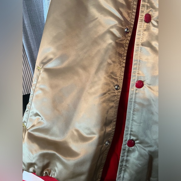 Vintage San Francisco 49ers Locker Line Good Satin Jacket Size XL - Picture 11 of 12